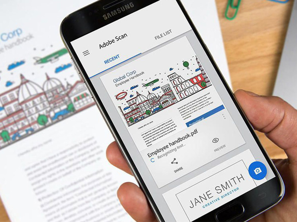 دانلود کنید: Adobe Scan اسکن جزوات و تبدیل عکس