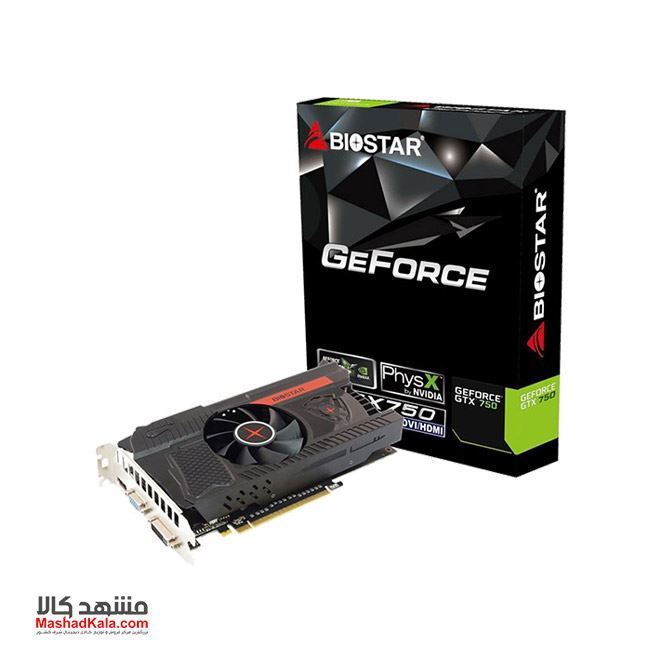 Biostar GTX750TI 4GB GDDR5 Graphic Card