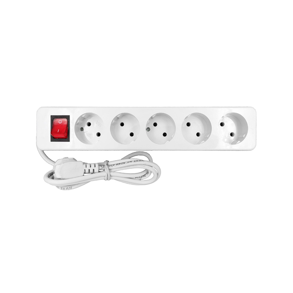 Omega 5-Outlet 1.5m Power Strip