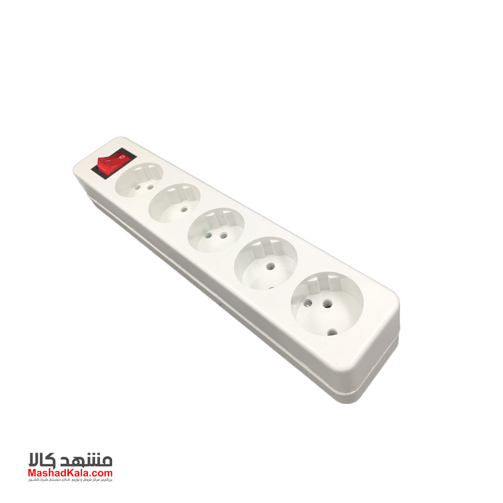 Omega 5-Outlet 1.5m Power Strip