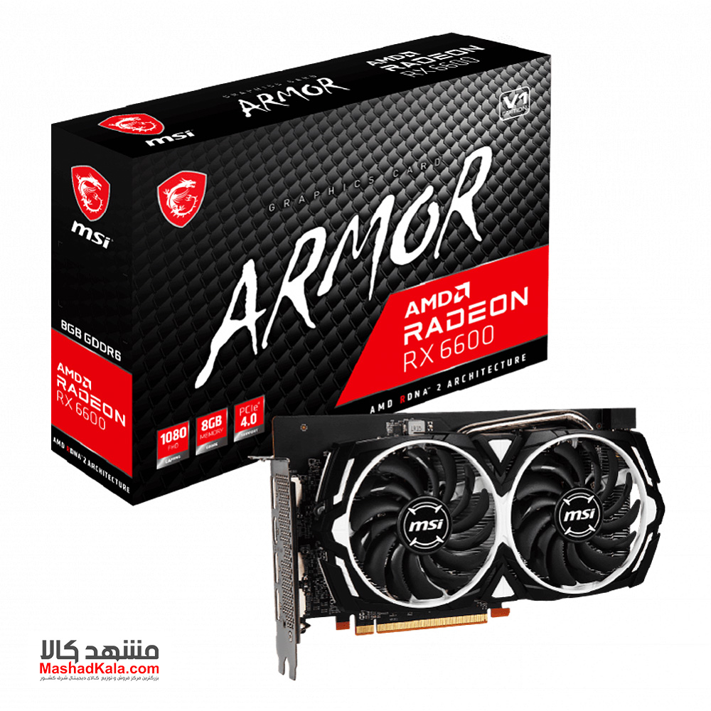 MSI Radeon RX 6600 Armor 8G V1