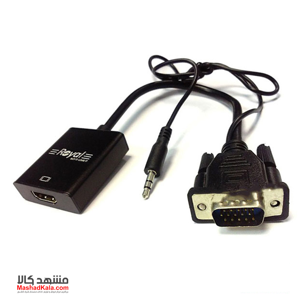 Royal RV-111 VGA/Audio To HDMI Adapter