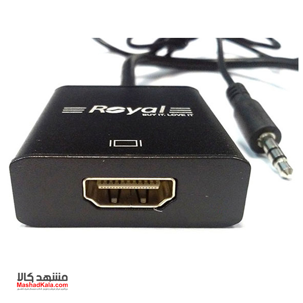 Royal RV-111 VGA/Audio To HDMI Adapter