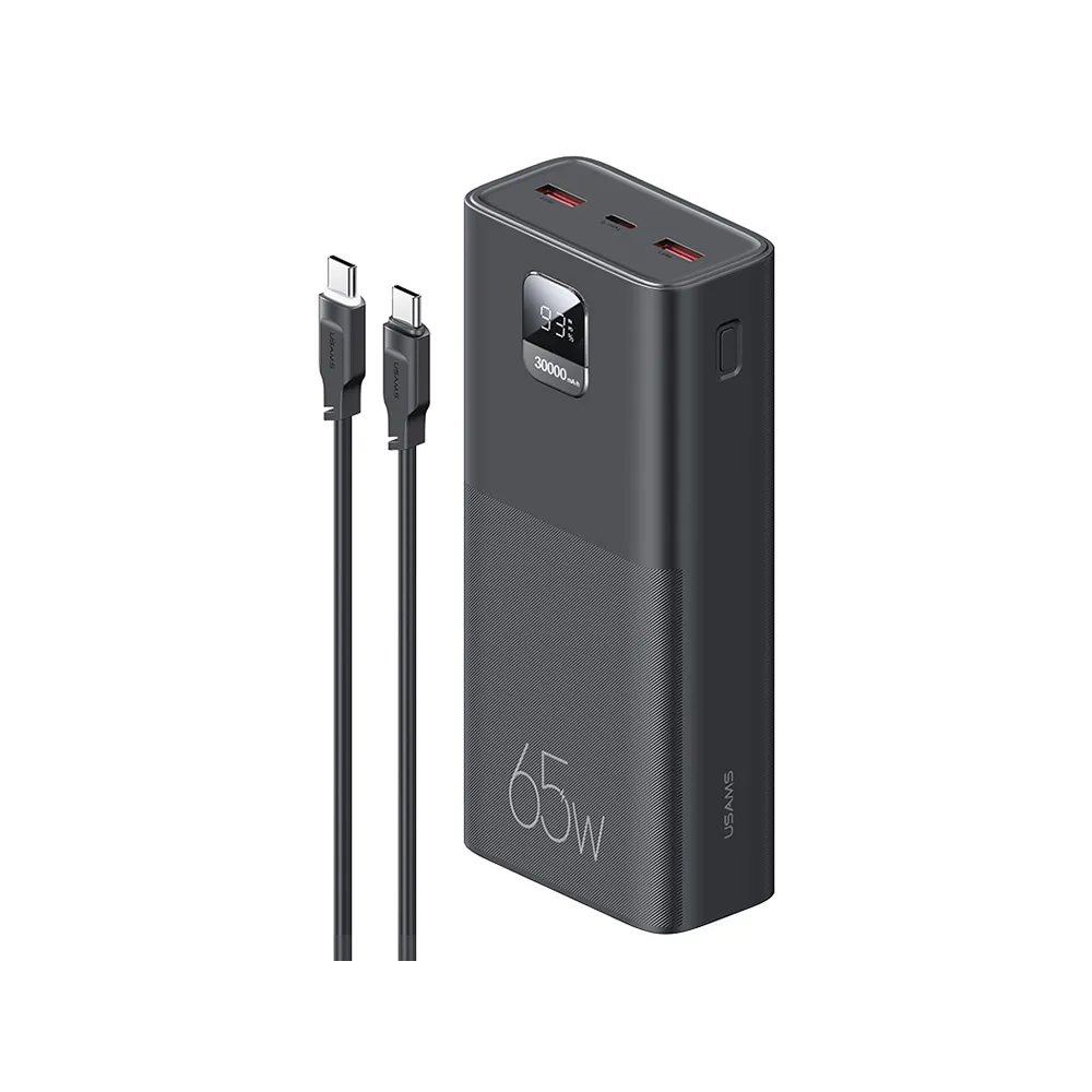 Usams US-CD185 PD QC 3.0 30000mAh Power Bank