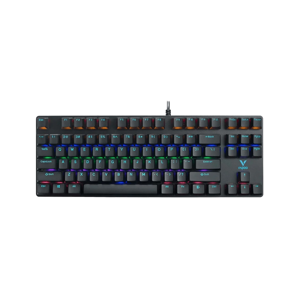 کیبورد گیمینگ با سیم رپو مدل V500Pro-87 با سوئیچ مکانیکال