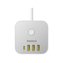 شارژر رومیزی و چند راهی برق بیسوس مدل PowerCombo Cube E00066401213