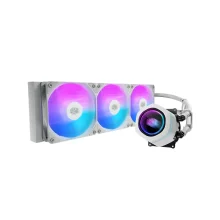 خنک کننده پردازنده مایع کولر مستر مدل مستر لیکوئید NEX 360 ARGB White