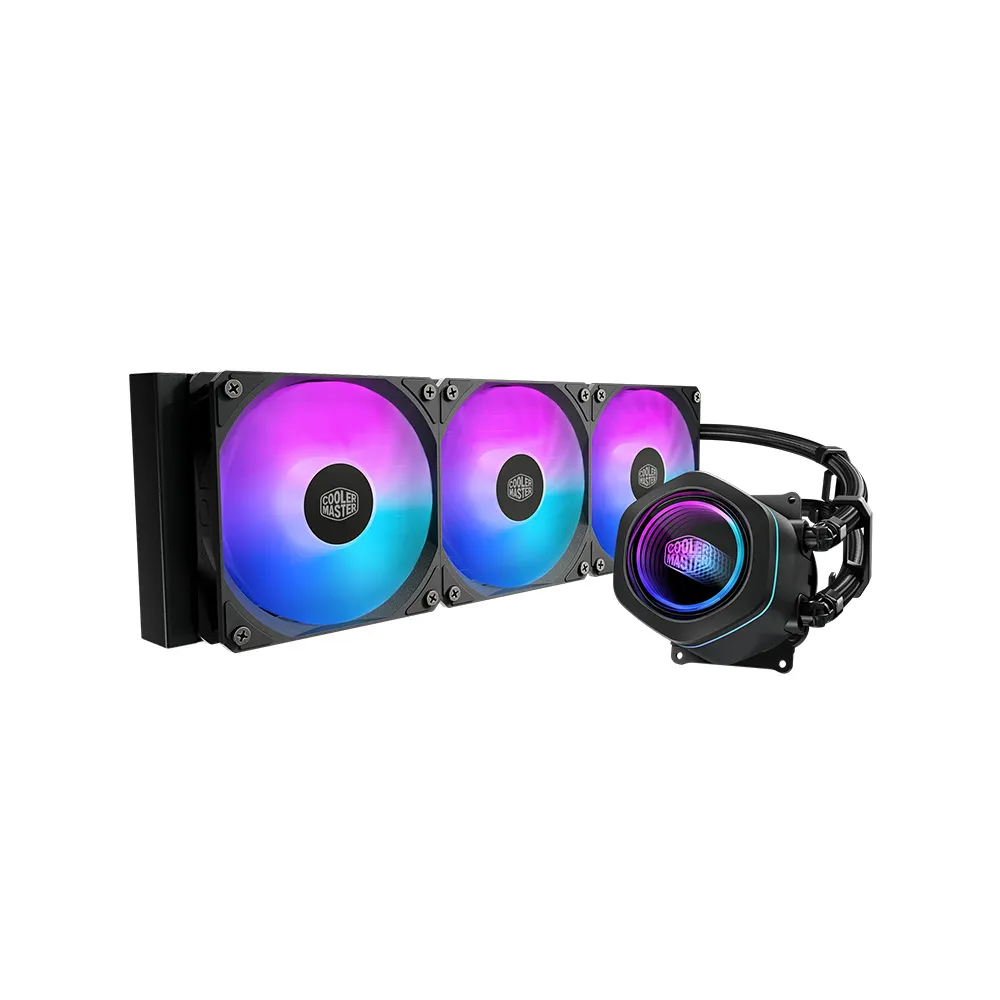 خنک کننده پردازنده مایع کولر مستر مدل مستر لیکوئید NEX 360 ARGB