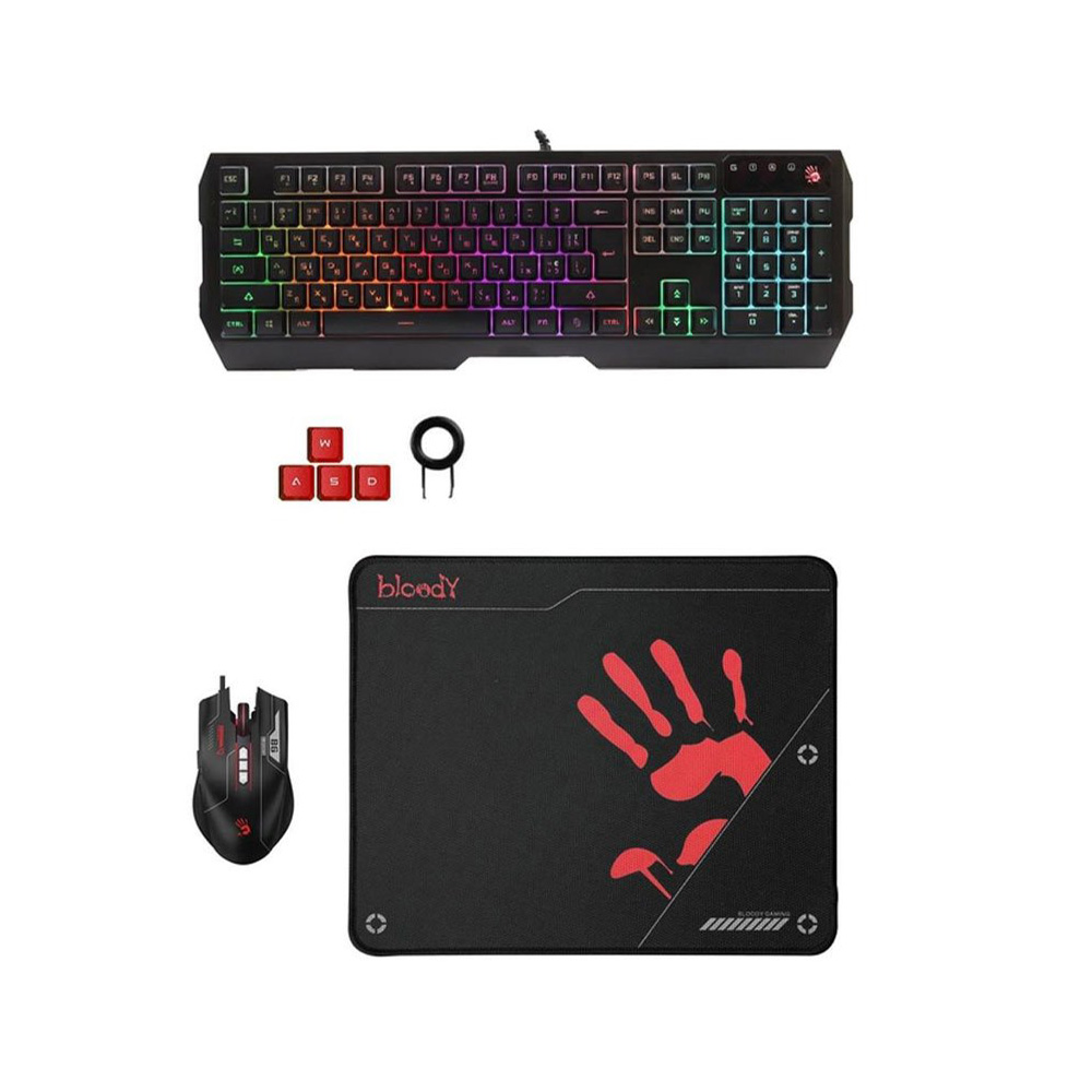 A4Tech B1700 Wired Gaming Combo Set