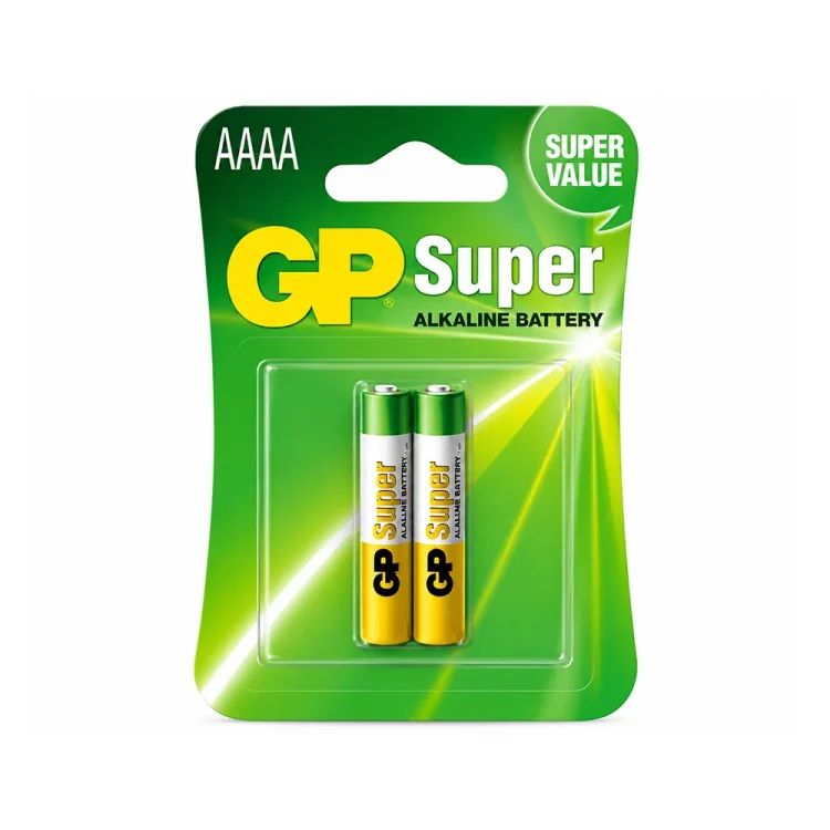 باتری نیم قلمی GP Super آلکالاین بسته 2 عددی