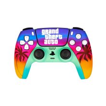 دسته بازی بی سیم سونی مدل PS5 DualSense کاستوم شده طرح GTA