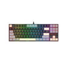 کیبورد گیمینگ با سیم ردراگون مدل Kumara k552LGY RGB با سوئیچ مکانیکال قرمز