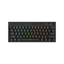 کیبورد گیمینگ با سیم ردراگون مدل Horus Mini K632 RGB با سوئیچ مکانیکال قرمز