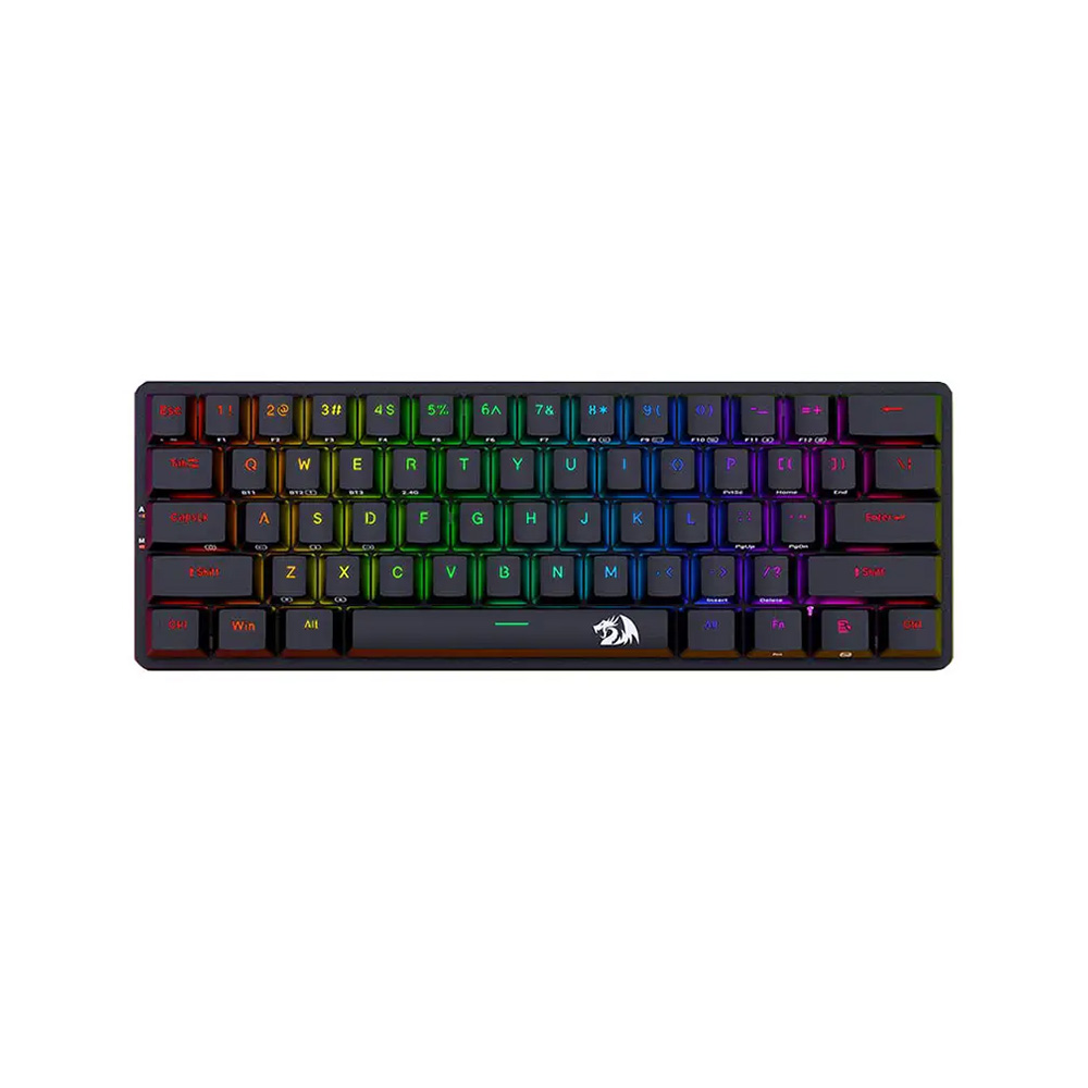 کیبورد گیمینگ بی سیم ردراگون مدل Elise K615P KBS RGB با سوئیچ مکانیکال قرمز