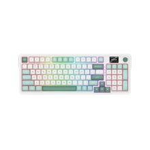 کیبورد گیمینگ بی سیم ردراگون مدل Galatin Pro K719 WG RGB با سوئیچ مکانیکال Mint Mambo