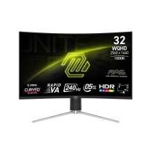 مانیتور منحنی گیمینگ 31.5 اینچ ام اس آی مدل MAG 325CQRXF E2