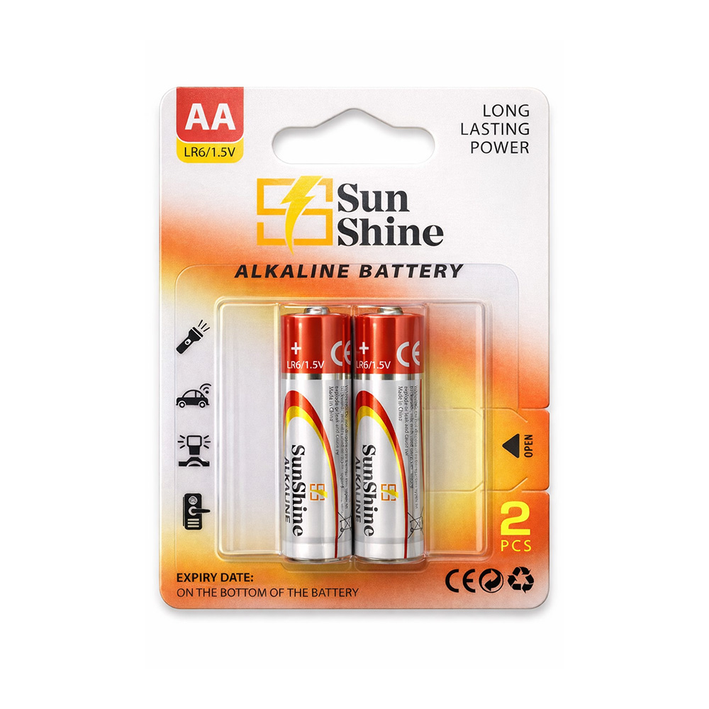 Gigacell Sun Shine Alkaline AA Battery Pack of 2×5