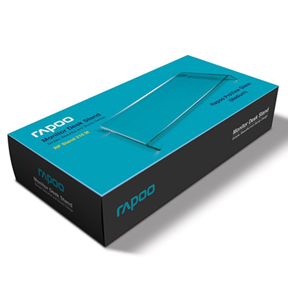 RAPOO MONITOR DESK STAND PRO VIEW GLASS RP210 SMALL
