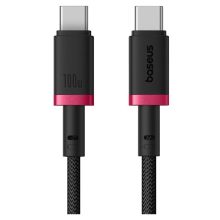 BASEUS CABLE FAST CHARGING DURA USB C TO C 100W 1M/GOLD-BLACK/P10377803U0