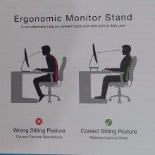 RAPOO MONITOR DESK STAND PRO VIEW GLASS RP210 SMALL