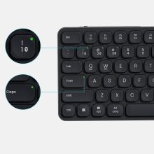 KEYBOARD WIRELESS RAPOO E9350L WHITE