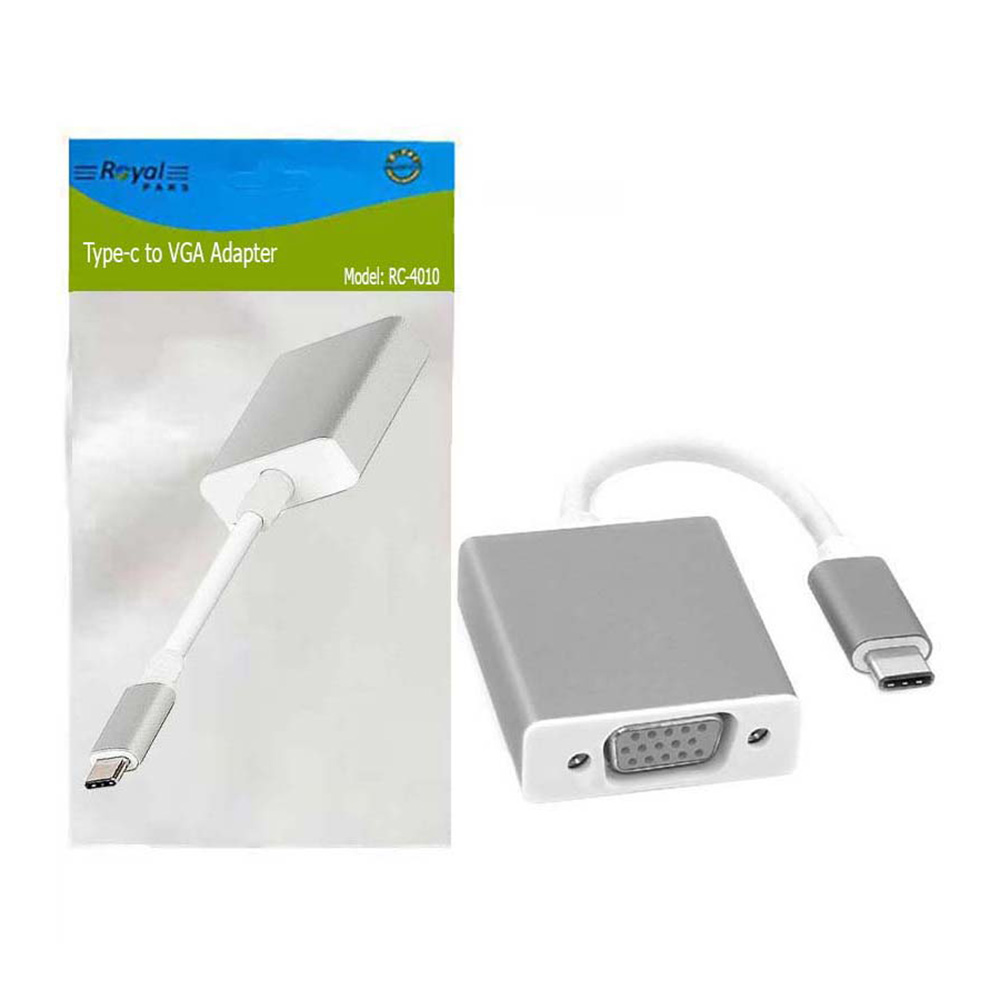 Type-C TO VGA رویال Royal RC-4010