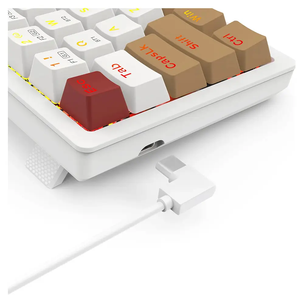 Redragon RAMMUS PRO K677WLR RGB With Brown Mechanical Switch Wireless Gaming Keyboard