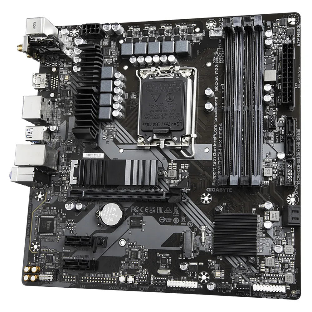GIGABYTE B760M-DS3H AX DDR4 Rev. 1.3 Motherboard