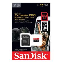 SanDisk Extreme Pro SDSQXCD 512GB 200MB/s microSDXC UHS-I