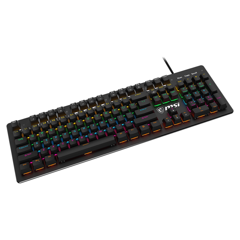 MSI Forge GK300 With Mechanical Blue Switch Wired Gaming Keyboard