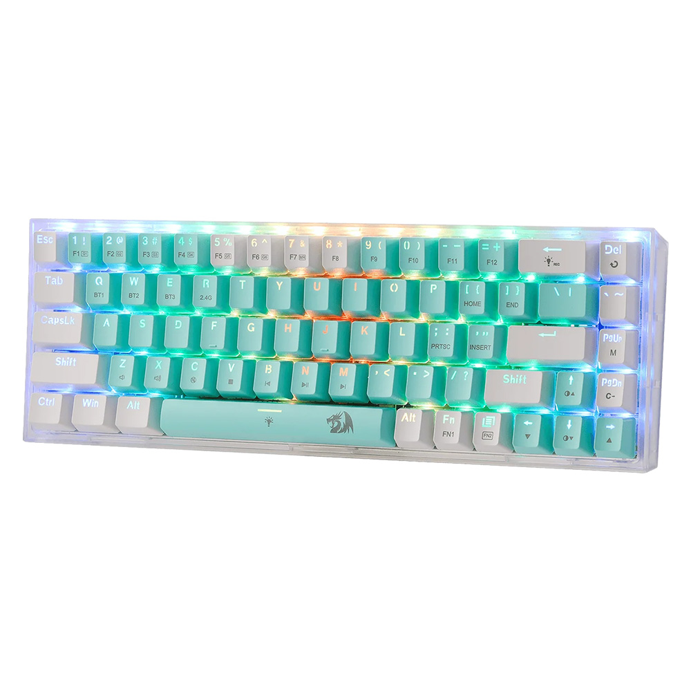 Redragon Castor Pro K631GW RGB With Red Mechanical Switch Wireless Gaming Keyboard