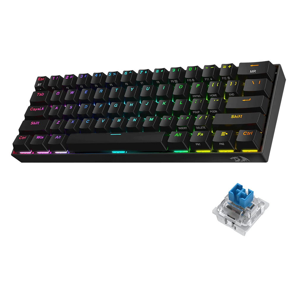 Redragon Draconic Pro K530 With Blue Mechanical Switch Wireless Gaming Keyboard