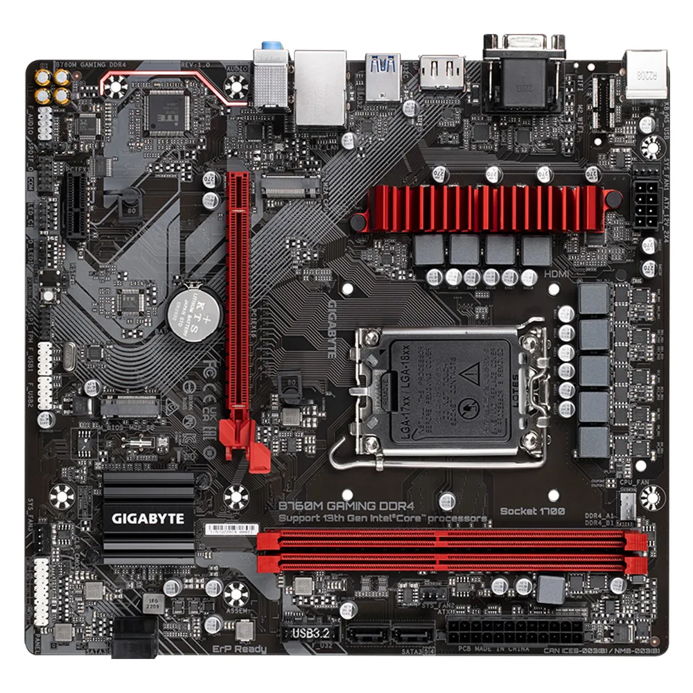 GIGABYTE B760M-Gaming DDR4 Rev. 1.1 Motherboard