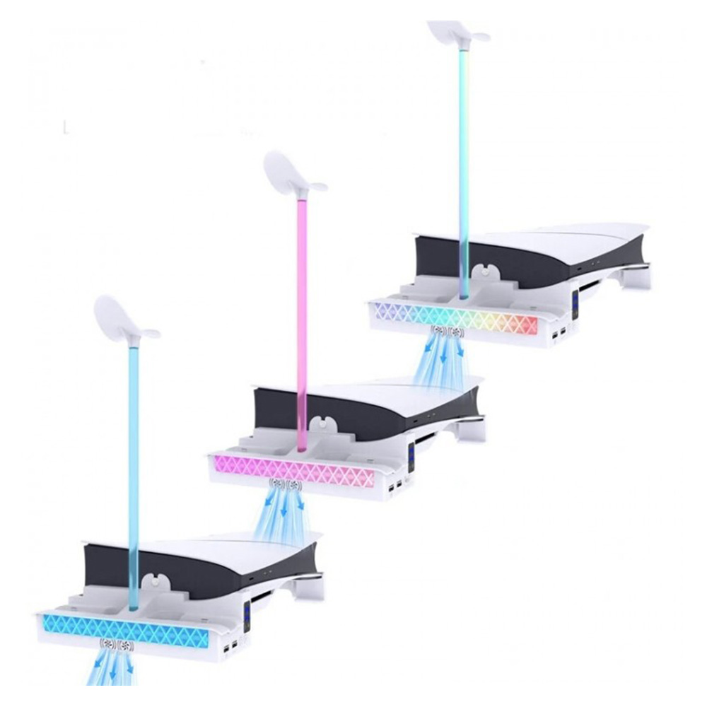 PGTech RGB Horizontal Console Bracket for PS5 Slim