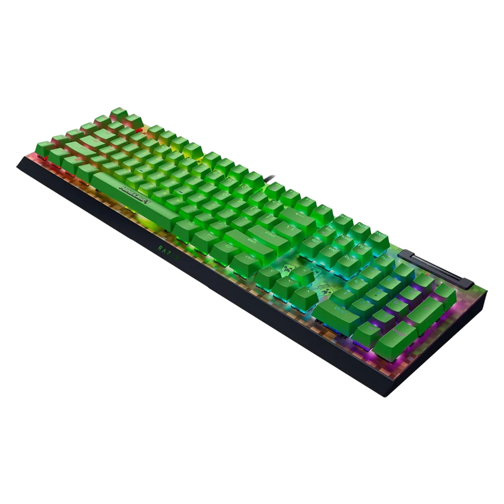 Razer BlackWidow V4 X Minecraft With Green Mechanical Switch Wired Gaming Keyboard