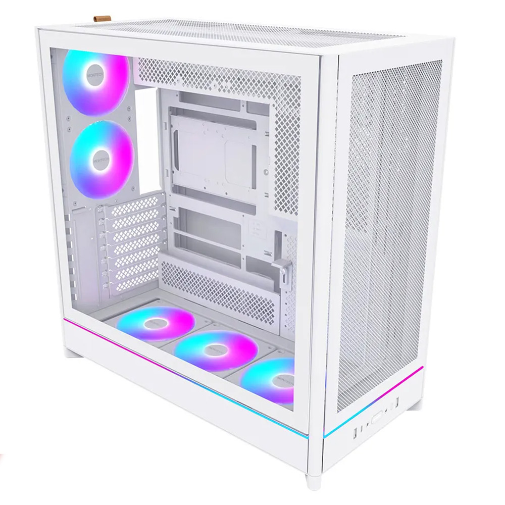 Montech HS01 Pro White Gaming PC Case