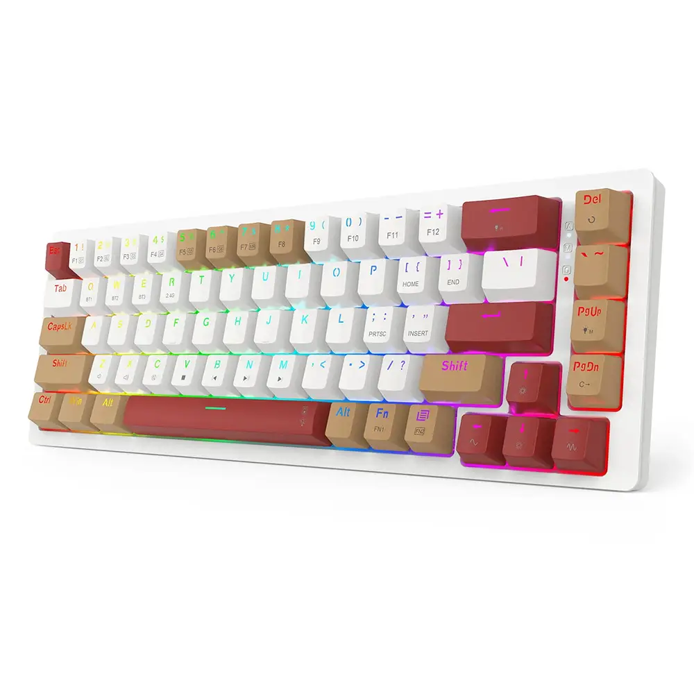 Redragon RAMMUS PRO K677WLR RGB With Brown Mechanical Switch Wireless Gaming Keyboard