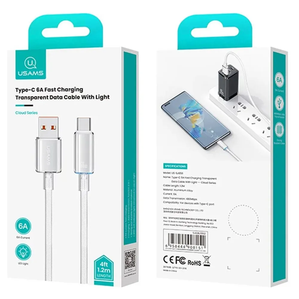 Usams US-SJ658 Type-C Cable 1m
