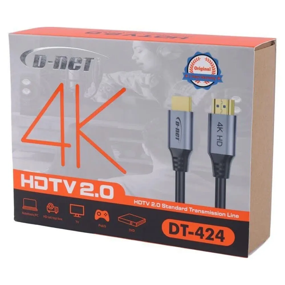 D-NET DT-424 HDMI 4K Cable 3m