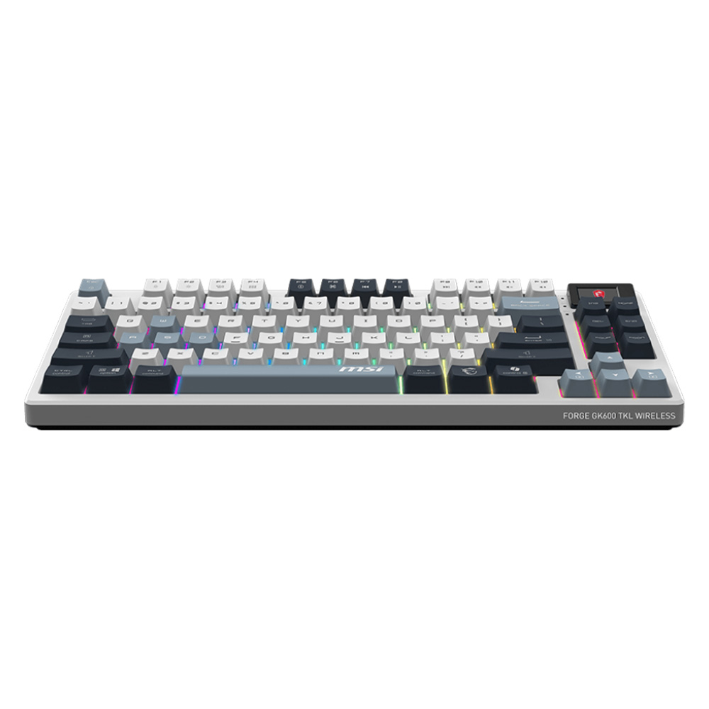 MSI Forge GK600 TKL SKY With Mechanical Linear Switch Wireless Gaming Keyboard
