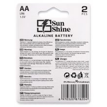 Gigacell Sun Shine Alkaline AA Battery Pack of 2×5