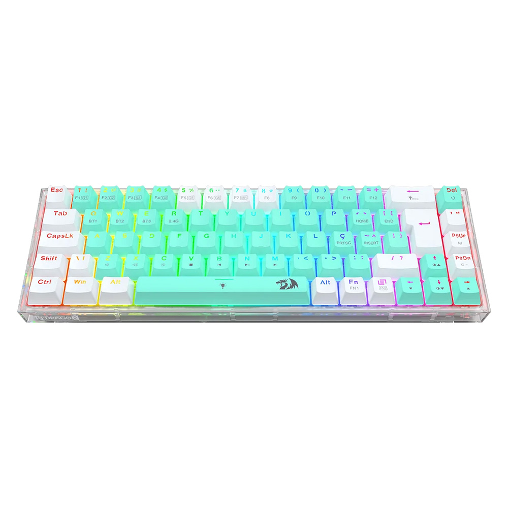 Redragon Castor Pro K631GW RGB With Red Mechanical Switch Wireless Gaming Keyboard