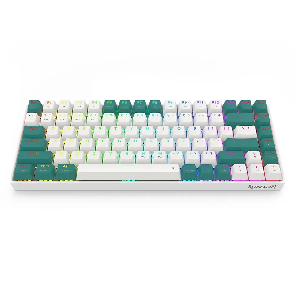 Redragon SINGED PRO K678WG RGB With Red Mechanical Switch Wirless Gaming Keyboard
