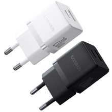 BASEUS WALL CHARGER PALM FAST 20W C+U EU BLACK P10111608113-00/AVANG