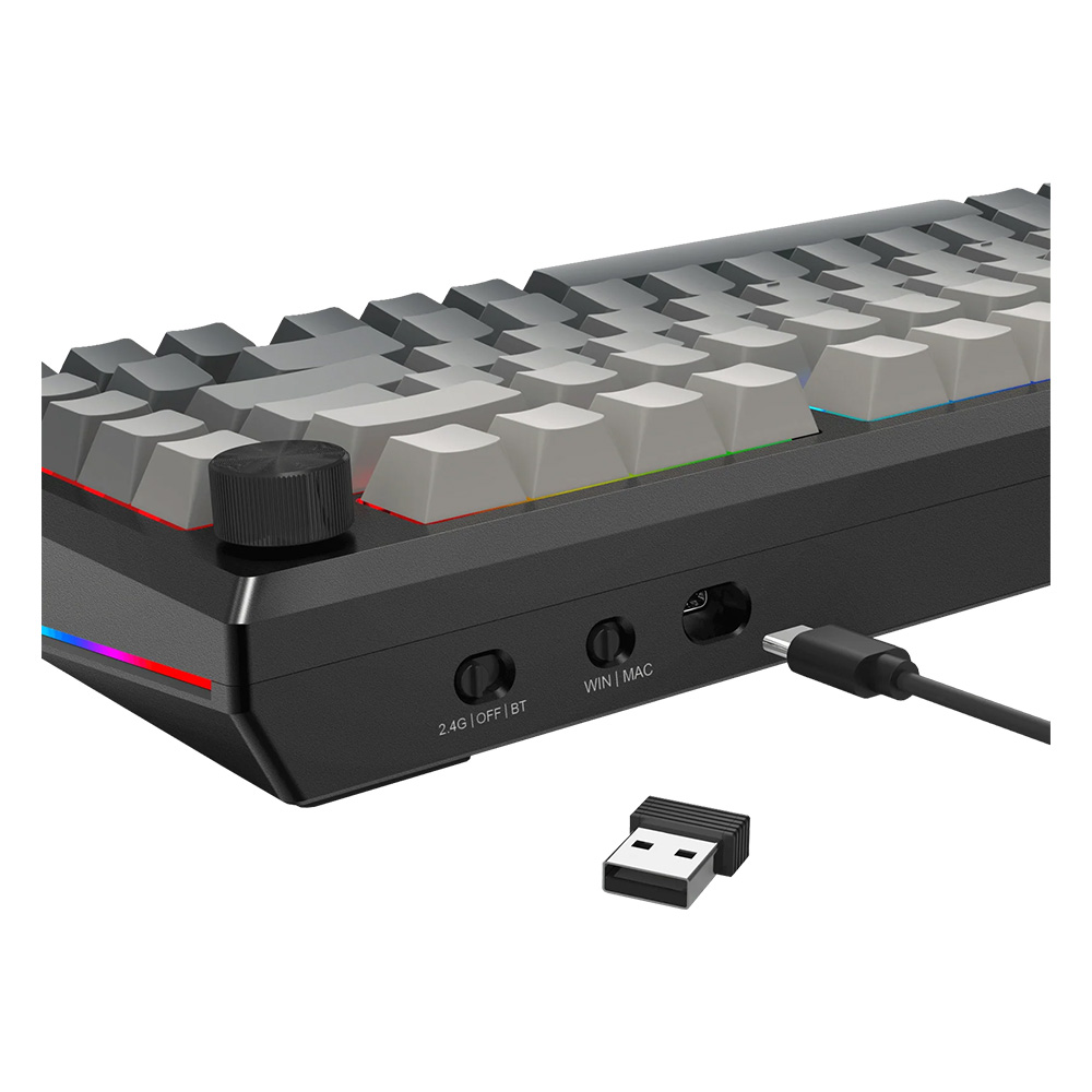 Redragon Penumbra Pro K687GG RGB Mechanical Switch Wireless Gaming Keyboard