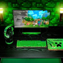 Razer BlackWidow V4 X Minecraft With Green Mechanical Switch Wired Gaming Keyboard