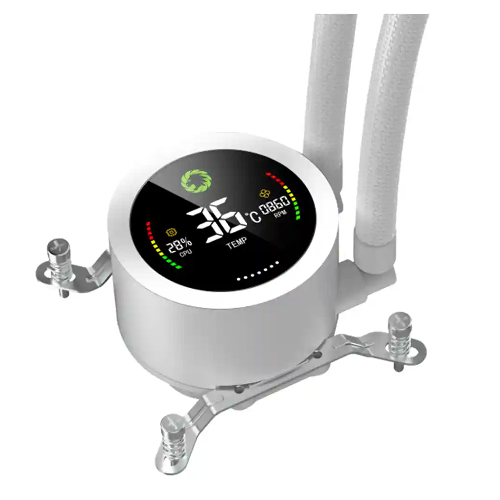 GameMax IceBurg 360 Digital White Liquid CPU Cooler