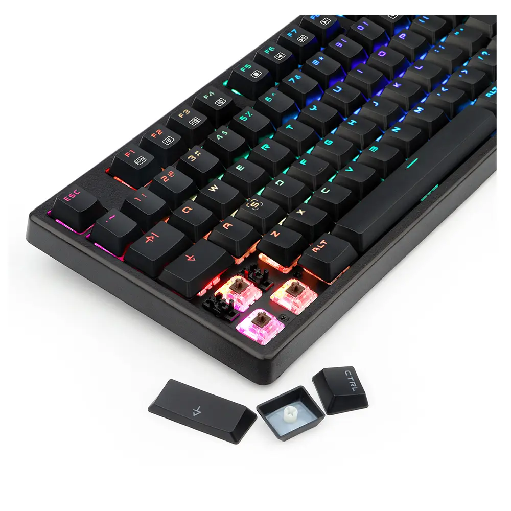 Redragon KAMA K578 BR RGB With Brown Mechanical Switch Wired Gaming Keyboard