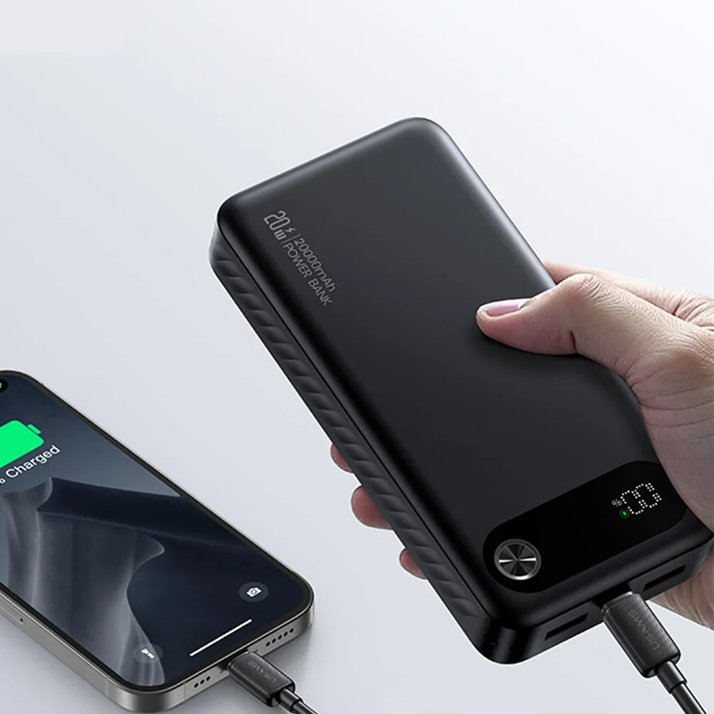 Usams US-CD251 PD QC 3.0 20000mAh Power Bank