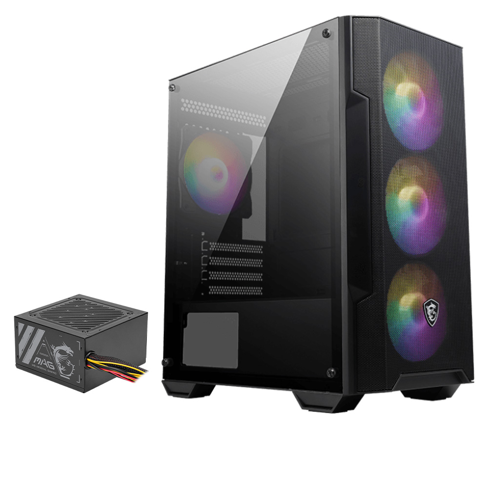 MSI PAG Forge M100A Gaming PC Case With Power Supply